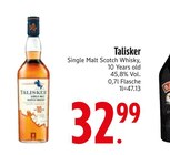Single Malt Scotch Whisky im EDEKA Prospekt Single Malt Scotch Whisky von Talisker im aktuellen EDEKA Prospekt für 32,99 €