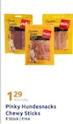 Hundesnacks Chewy Sticks im Angebot bei Action in Schwäbisch Hall Hundesnacks Chewy Sticks Angebote von Pinky bei Action Schwäbisch Hall für 1,29 €