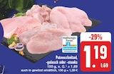 Aktuelles Putenschnitzel, -gulasch oder -steaks Angebot bei EDEKA in Chemnitz ab 1,19 €