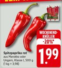 Spitzpaprika rot Angebote bei E center Kaiserslautern für 1,99 €