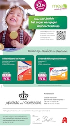 mea - meine apotheke Prospekt für Hannover mit 4 Seiten mea - meine apotheke Prospekt für Hannover: "Unsere Dezember-Angebote", 4 Seiten, 01.12.2025 - 31.12.2025