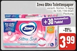 Ultra Toilettenpapier von Zewa im aktuellen EDEKA Prospekt für 