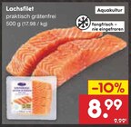 Lachsfilet Angebote bei Netto Marken-Discount Lahr für 8,99 €