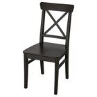 Stuhl braunschwarz Angebote von INGOLF bei IKEA Amberg für 59,99 €