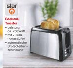 Edelstahl Toaster Angebote von star bei Netto Marken-Discount Stendal für 14,99 €