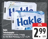 Klassisch Angebote von Hakle bei EDEKA Leipzig für 2,99 €