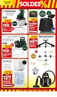 Prospectus Lidl de la semaine "LANCEMENT DES SOLDES" avec 2 pages, valide du 08/01/2025 au 13/01/2025 pour Saintes et alentours