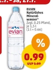 Natürliches Mineralwasser von EVIAN im aktuellen Penny-Markt Prospekt für 0,99 €