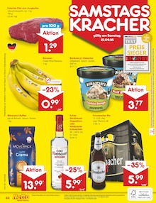 Rindfleisch im Netto Marken-Discount Prospekt "Aktuelle Angebote" mit 59 Seiten (Rostock)