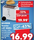 Toaster "AT 4324" Angebote von SEVERIN bei Kaufland Kamp-Lintfort für 16,99 €