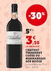 Cotes du marmandais aop rouge - CHATEAU TERREBERT en promo chez U Express Pau à 3,50 €