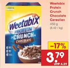 Protein Crunch Chocolate Cerealien von Weetabix für 3,79 € bei Netto Marken-Discount im Angebot Protein Crunch Chocolate Cerealien von Weetabix im aktuellen Netto Marken-Discount Prospekt