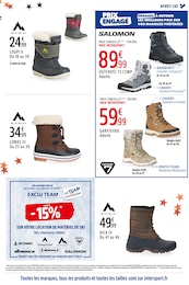 Prix et réduction Bottes Homme dans le prospectus Intersport en cours Offre Bottes Homme dans le catalogue Intersport du moment à la page 23