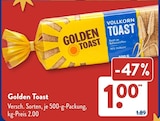 Toaster im ALDI SÜD Prospekt Vollkorn Toast von Golden Toast im aktuellen ALDI SÜD Prospekt für 1,00 €
