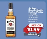 Kentucky Straight Bourbon Whiskey im Angebot bei combi in Bünde Kentucky Straight Bourbon Whiskey Angebote von Jim Beam bei combi Bünde für 10,99 €