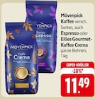 Kaffee oder Eilles Gourmet-Kaffee Crema Angebote von Mövenpick bei E center Stuttgart für 11,49 €