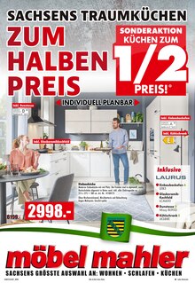 Herd im aktuellen Möbel Mahler Siebenlehn Prospekt (Chemnitz) Herd im Möbel Mahler Siebenlehn Prospekt "SACHSENS TRAUMKÜCHEN ZUM HALBEN PREIS" mit 16 Seiten (Chemnitz)