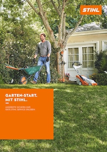 Aktueller STIHL Prospekt "GARTEN-START. MIT STIHL." Seite 1 von 16 Seiten für Gössenheim
