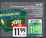 Bier Angebote von Jever bei EDEKA Frankenberg für 11,49 €
