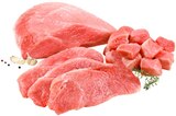 Aktuelles Strohschwein-Braten, -Gulasch oder -Schnitzel Angebot bei REWE in Fürth ab 0,88 €