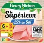 Intermarché Dun - Promo Jambon le supérieur, - 25 % de sel conservation sans nitrite Promo Jambon le supérieur, - 25 % de sel conservation sans nitrite à 3,38 € dans le catalogue Intermarché à Dun