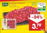 Bio Rinder Hackfleisch Angebote von BioBio bei Netto Marken-Discount Aschaffenburg für 3,79 €