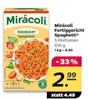 Fertiggericht Spaghetti von Mirácoli im aktuellen Netto mit dem Scottie Prospekt für 2,99 €