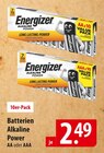 Alkaline Power AA Angebote von Energizer bei famila Nordost Kiel für 2,49 €