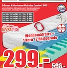 5-Zonen Kaltschaum-Matratze Comfort DUO ca. 120 x 200 cm bei wohnstore Petzold im Prospekt "" für 399,00 €