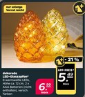 LED-Glaszapfen von dekorado für 5,49 € bei Netto mit dem Scottie im Angebot LED-Glaszapfen von dekorado im aktuellen Netto mit dem Scottie Prospekt