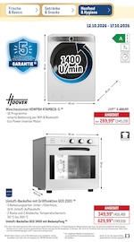 Backofen im METRO Prospekt in Iserlohn Aktueller METRO Prospekt mit Backofen, "Wochenangebote", Seite 45