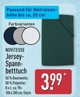 Aktuelles Jersey-Spannbetttuch Angebot bei ALDI Nord in Chemnitz ab 3,99 €