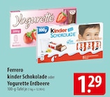 Kinder Schokolade im Angebot bei famila Nordost in Neustadt Kinder Schokolade Angebote von Ferrero bei famila Nordost Neustadt für 1,29 €