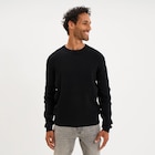 La Halle Cogolin - Promo Pull en maille texturée col rond noir homme Promo Pull en maille texturée col rond noir homme à 19,99 € dans le catalogue La Halle à Cogolin