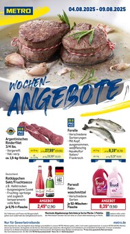 Rinderfilet im METRO Prospekt "Wochenangebote + Metro Markets" mit 27 Seiten (Saarbrücken)