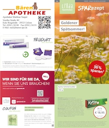 LINDA Premiumapotheke Prospekt für Uelzen mit 3 Seiten LINDA Premiumapotheke Prospekt für Uelzen: "Aktuelle Angebote", 3 Seiten, 01.09.2025 - 30.09.2025