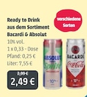 Aktuelles Ready to Drink Angebot bei GetränkeLand Mayer in Dresden ab 2,49 €