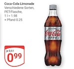Aktuelle Coca Cola Angebote bei GLOBUS in Neuwied Aktuelles Coca-Cola Limonade Angebot bei GLOBUS in Neuwied ab 0,99 €
