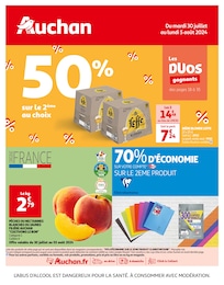 Prospectus Auchan Hypermarché "Les duos gagnants !", 62 pages, 30/07/2024 - 05/08/2024