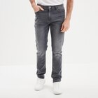 Jean stretch coupe slim denim gris homme - La Halle Jean stretch coupe slim denim gris homme à 25,19 € dans le catalogue La Halle