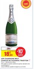 AOP Champagne Brut Tradition - Charles de Cazanove en promo chez Intermarché Sotteville-lès-Rouen à 18,03 €