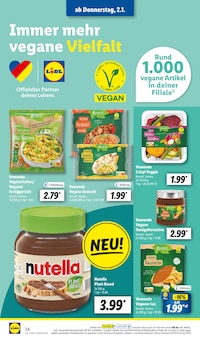 Nutella im Lidl Prospekt "LIDL LOHNT SICH" mit 52 Seiten (Greifswald)