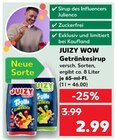 WOW Getränkesirup Angebote von Juizy bei Kaufland Wismar für 2,99 €