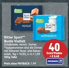 Bunte Vielfalt von Ritter Sport im aktuellen EDEKA Prospekt