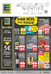 EDEKA Prospekt für Münster: "Aktuelle Angebote", 24 Seiten, 18.11.2024 - 23.11.2024