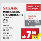 Aktuelles MICRO-SDXC-SPEICHERKARTE Angebot bei E center in Heidelberg ab 7,99 €