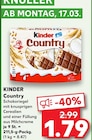 Country Angebote von Kinder bei Kaufland Recklinghausen für 1,79 €