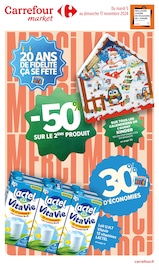 Catalogue Supermarchés Carrefour Market en cours à Chancelade et alentours, "20 ANS DE FIDÉLITÉ ÇA SE FÊTE", 56 pages, 05/11/2024 - 17/11/2024