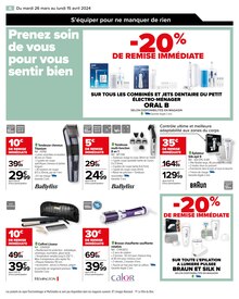 Promo Epilation Électrique dans le catalogue Carrefour du moment à la page 8