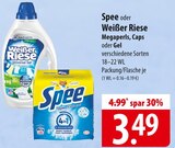 Spee oder Weißer Rieseб Megaperls, Caps oder Gel bei famila Nordost im Prospekt "" für 3,49 €